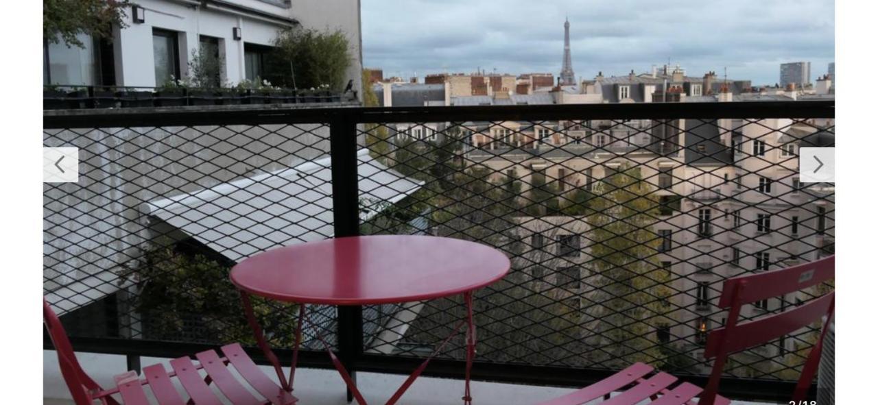 Large Studio Eiffel Tower Apartment Paris Exterior photo